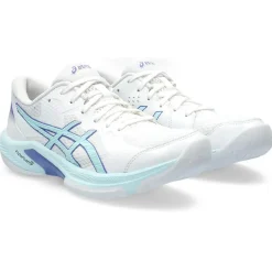 Asics Håndboldsko|Indendørssko-Beyond FF Håndboldsko Dame  White / Aquamarine