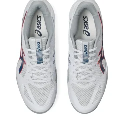 Asics Håndboldsko|Badmintonsko-Blade FF 2 Indendørssko Herre White / Mako Blue