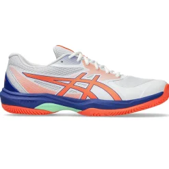 Asics Padelsko|Indendørssko-Game FF Padel Indendørssko Herre  White / Vivid Coral