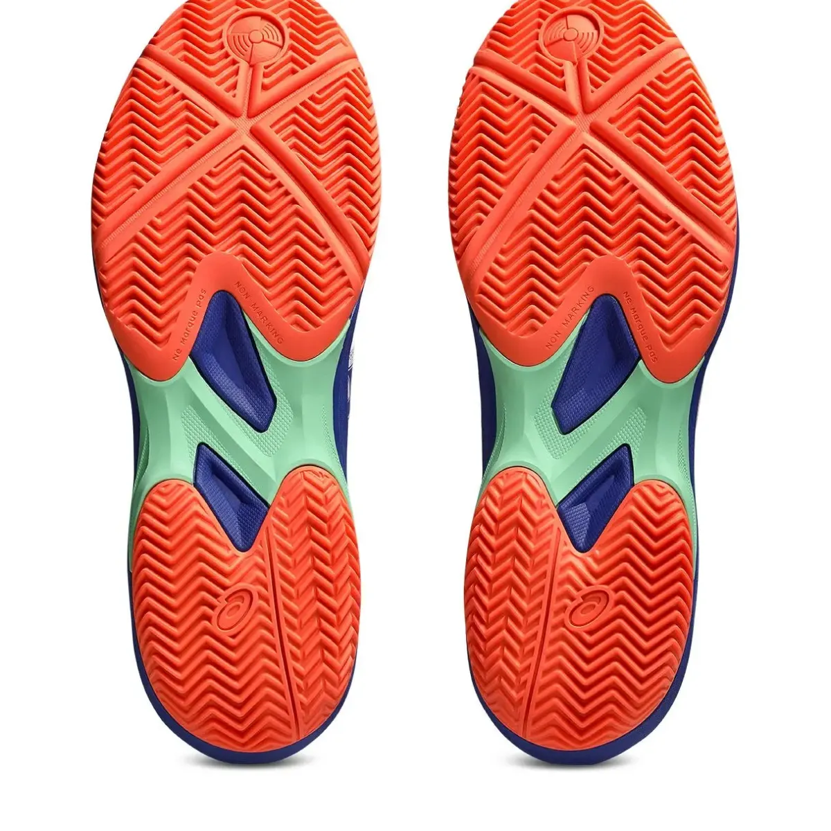 Asics Padelsko|Indendørssko-Game FF Padel Indendørssko Herre White / Vivid Coral