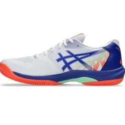 Asics Padelsko|Indendørssko-Game FF Padel Indendørssko Herre White / Vivid Coral