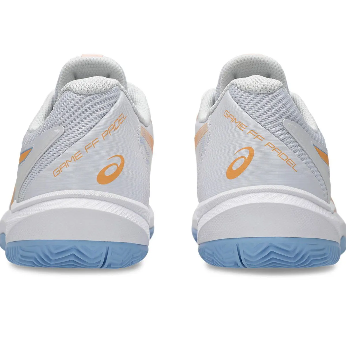 Asics Padelsko|Indendørssko-Game FF Padel Indendørssko Dame White / Orange Glow