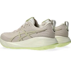 Asics Løbesko|Løbesko-Gel-Cumulus 27 Løbesko Dame  Mineral Beige / Huddle Yellow