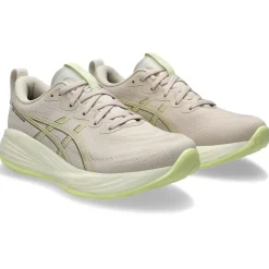 Asics Løbesko|Løbesko-Gel-Cumulus 27 Løbesko Dame  Mineral Beige / Huddle Yellow