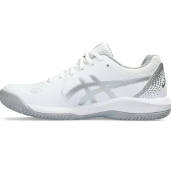 Asics Padelsko|Indendørssko-Gel-Dedicate 8 Padel Indendørssko Dame  White / Pure Silver