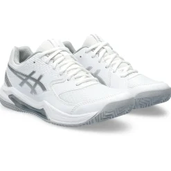 Asics Padelsko|Indendørssko-Gel-Dedicate 8 Padel Indendørssko Dame  White / Pure Silver