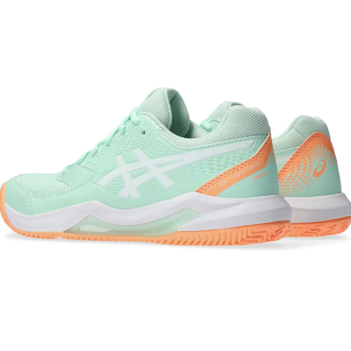 Asics Padelsko|Indendørssko-Gel-Dedicate 8 Padel Indendørssko Dame Mint Tint / White