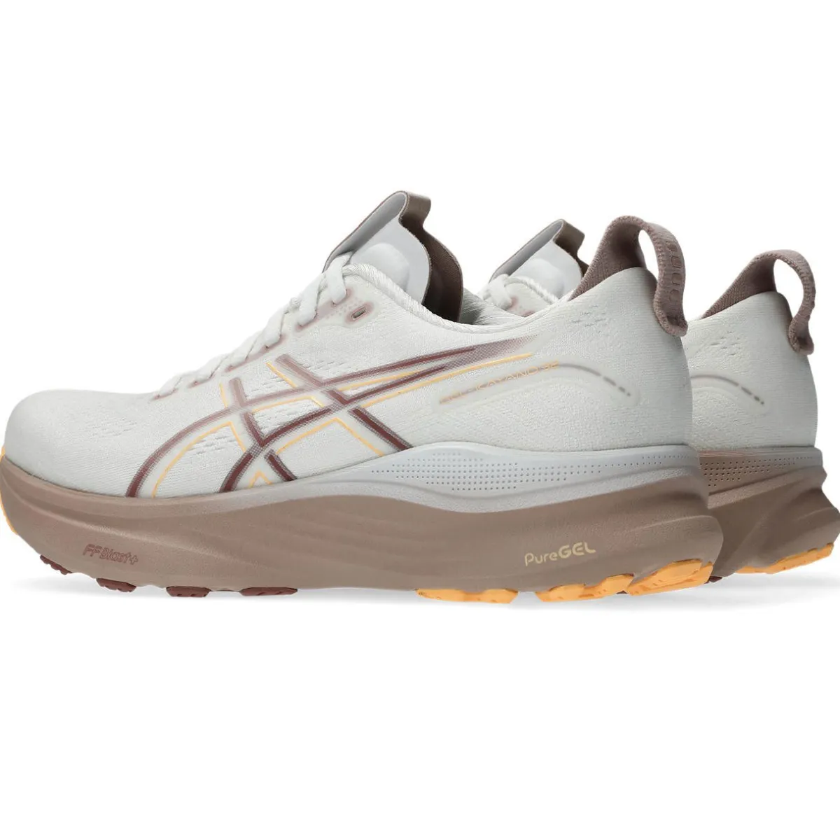 Asics Løbesko|Løbesko-Gel-Kayano 32 Løbesko Dame White / Orange Glow