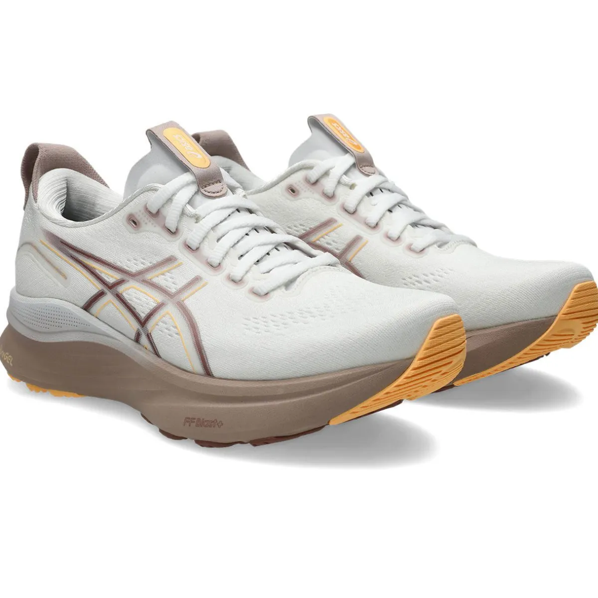 Asics Løbesko|Løbesko-Gel-Kayano 32 Løbesko Dame White / Orange Glow