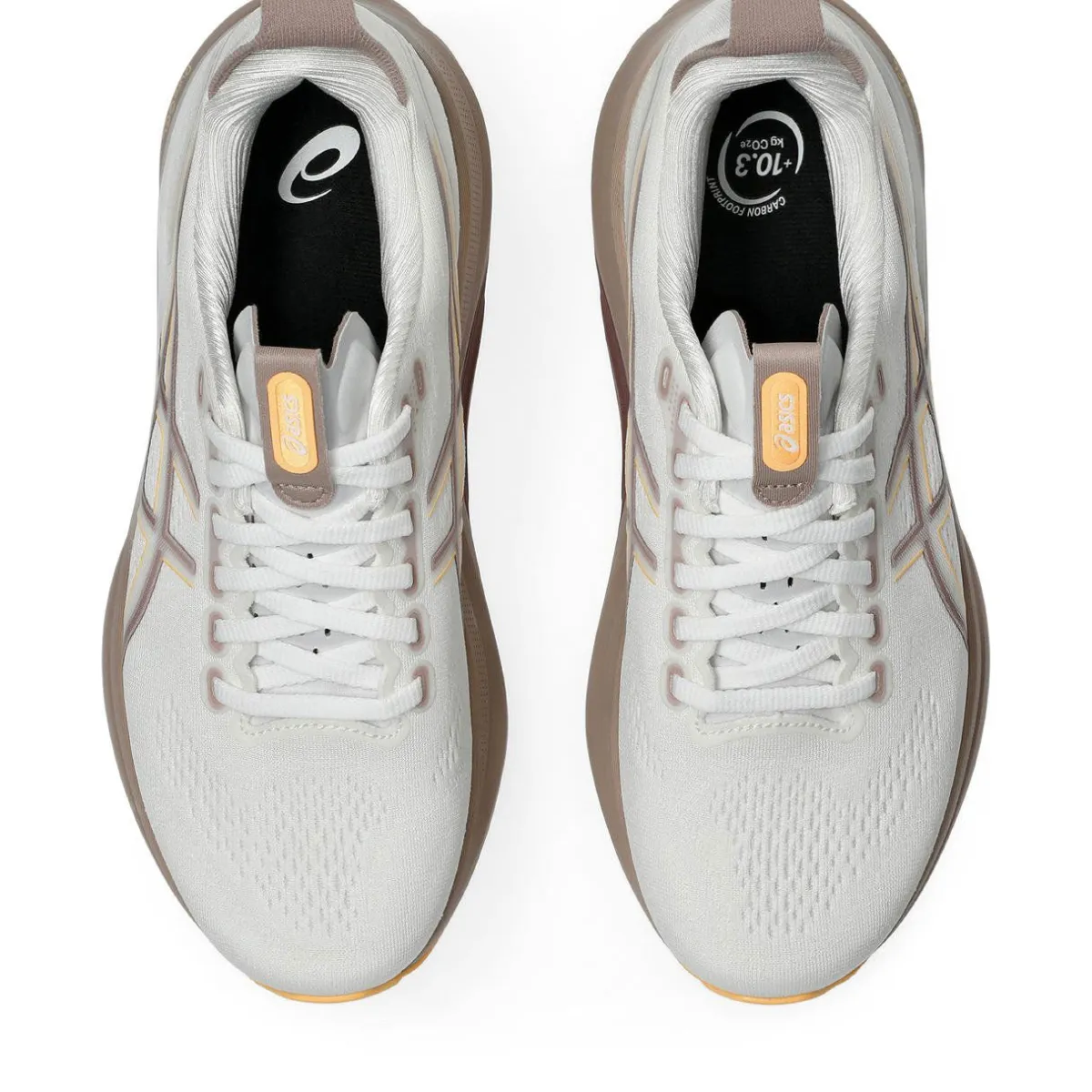 Asics Løbesko|Løbesko-Gel-Kayano 32 Løbesko Dame White / Orange Glow