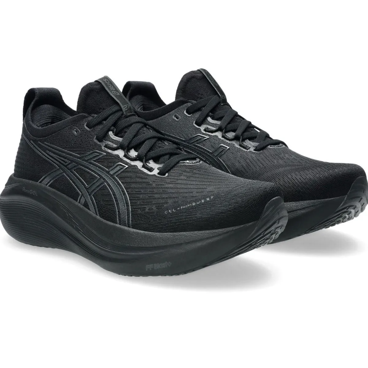 Asics Løbesko|Løbesko-Gel-Nimbus 27 Løbesko Dame Black / Graphite Grey