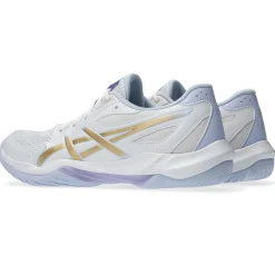 Asics Håndboldsko|Padelsko-Gel-Rocket 12 Indendørssko Dame  White / Champagne
