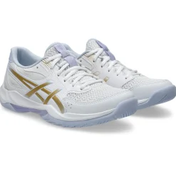 Asics Håndboldsko|Padelsko-Gel-Rocket 12 Indendørssko Dame  White / Champagne