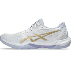 Asics Håndboldsko|Padelsko-Gel-Rocket 12 Indendørssko Dame  White / Champagne