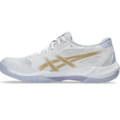 Asics Håndboldsko|Padelsko-Gel-Rocket 12 Indendørssko Dame  White / Champagne