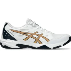 Asics Håndboldsko|Padelsko-Gel-Rocket 11 Indendørssko Herre White / Pure Gold