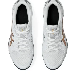 Asics Håndboldsko|Padelsko-Gel-Rocket 11 Indendørssko Herre  White / Pure Gold