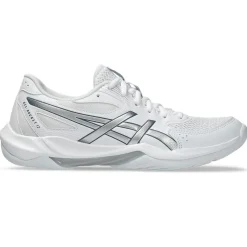Asics Håndboldsko|Padelsko-Gel-Rocket 12 Indendørssko Dame White / Pure Silver