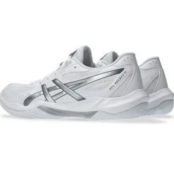 Asics Håndboldsko|Padelsko-Gel-Rocket 12 Indendørssko Dame White / Pure Silver