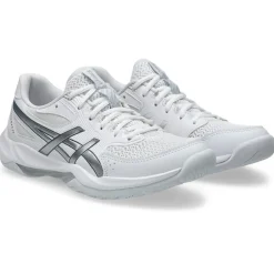Asics Håndboldsko|Padelsko-Gel-Rocket 12 Indendørssko Dame White / Pure Silver