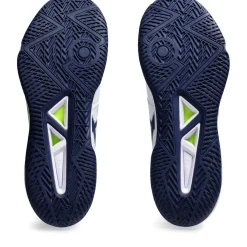 Asics Håndboldsko|Badmintonsko-Gel-Tactic 12 Indendørssko Herre White / Blue Expanse