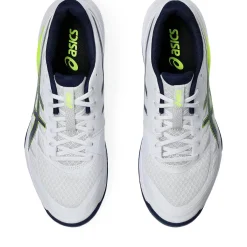 Asics Håndboldsko|Badmintonsko-Gel-Tactic 12 Indendørssko Herre White / Blue Expanse