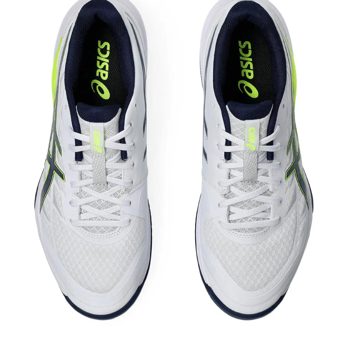 Asics Håndboldsko|Badmintonsko-Gel-Tactic 12 Indendørssko Herre White / Blue Expanse