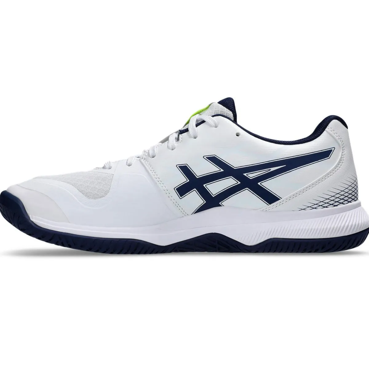 Asics Håndboldsko|Badmintonsko-Gel-Tactic 12 Indendørssko Herre White / Blue Expanse
