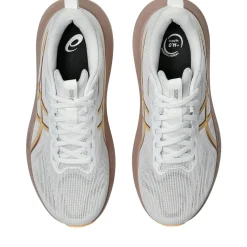 Asics Løbesko|Løbesko-GT-1000 14 Løbesko Dame White / Rubble Red