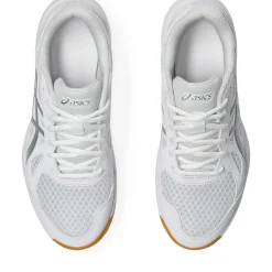 Asics Håndboldsko|Badmintonsko-Upcourt 6 Indendørssko Dame  White / Pure Silver 