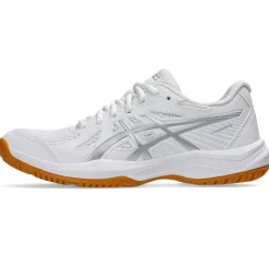 Asics Håndboldsko|Badmintonsko-Upcourt 6 Indendørssko Dame  White / Pure Silver 