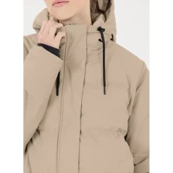 Weather Report Regntøj|Vintertøj-Audrey PU Puffer Vinterjakke Dame