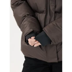 Weather Report Regntøj|Vintertøj-Audrey PU Puffer Vinterjakke Dame