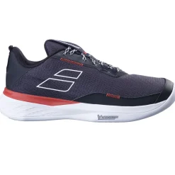 Babolat Tennissko|Indendørssko-SFX EVO Clay Tennissko Herre  Black / Fiesta Red