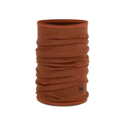 Buff Vintertøj|Vintertøj-Merino Lightweight Junior Halsedisse Børn Solid Cinnamon