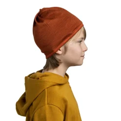 Buff Vintertøj|Vintertøj-Merino Lightweight Junior Halsedisse Børn Solid Cinnamon