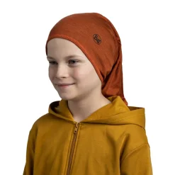 Buff Vintertøj|Vintertøj-Merino Lightweight Junior Halsedisse Børn Solid Cinnamon