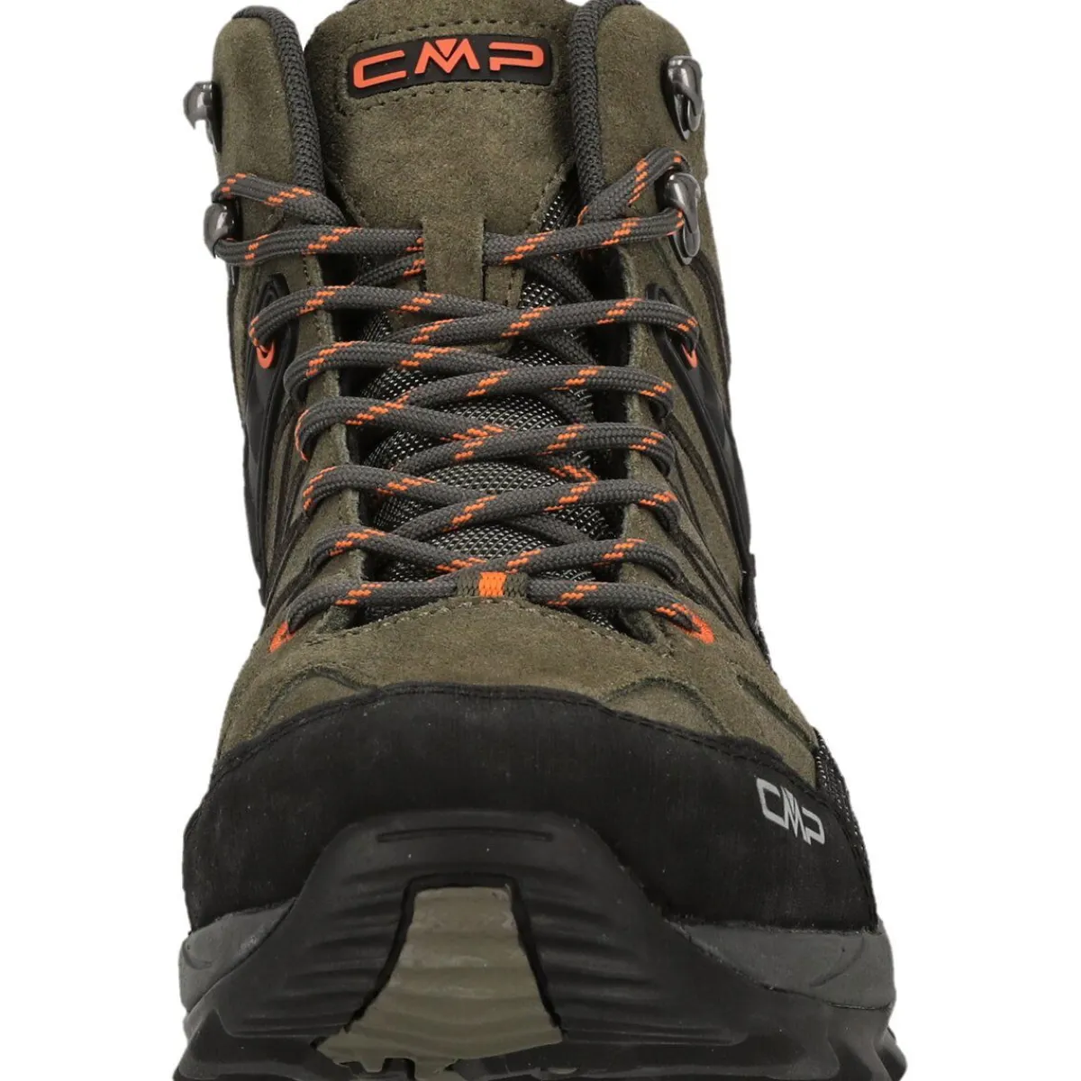 CMP Fodtøj|Vandrestøvler-Rigel Mid Trekking Herrestøvler, grøn 55ES Olive / Flame
