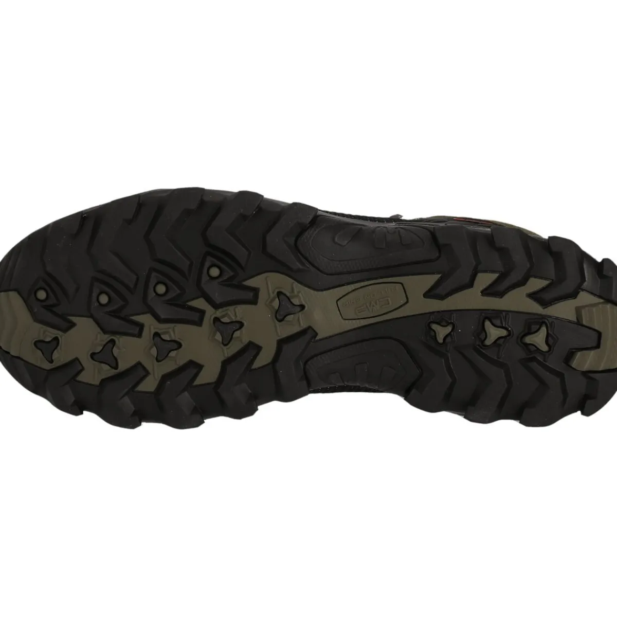 CMP Fodtøj|Vandrestøvler-Rigel Mid Trekking Herrestøvler, grøn 55ES Olive / Flame