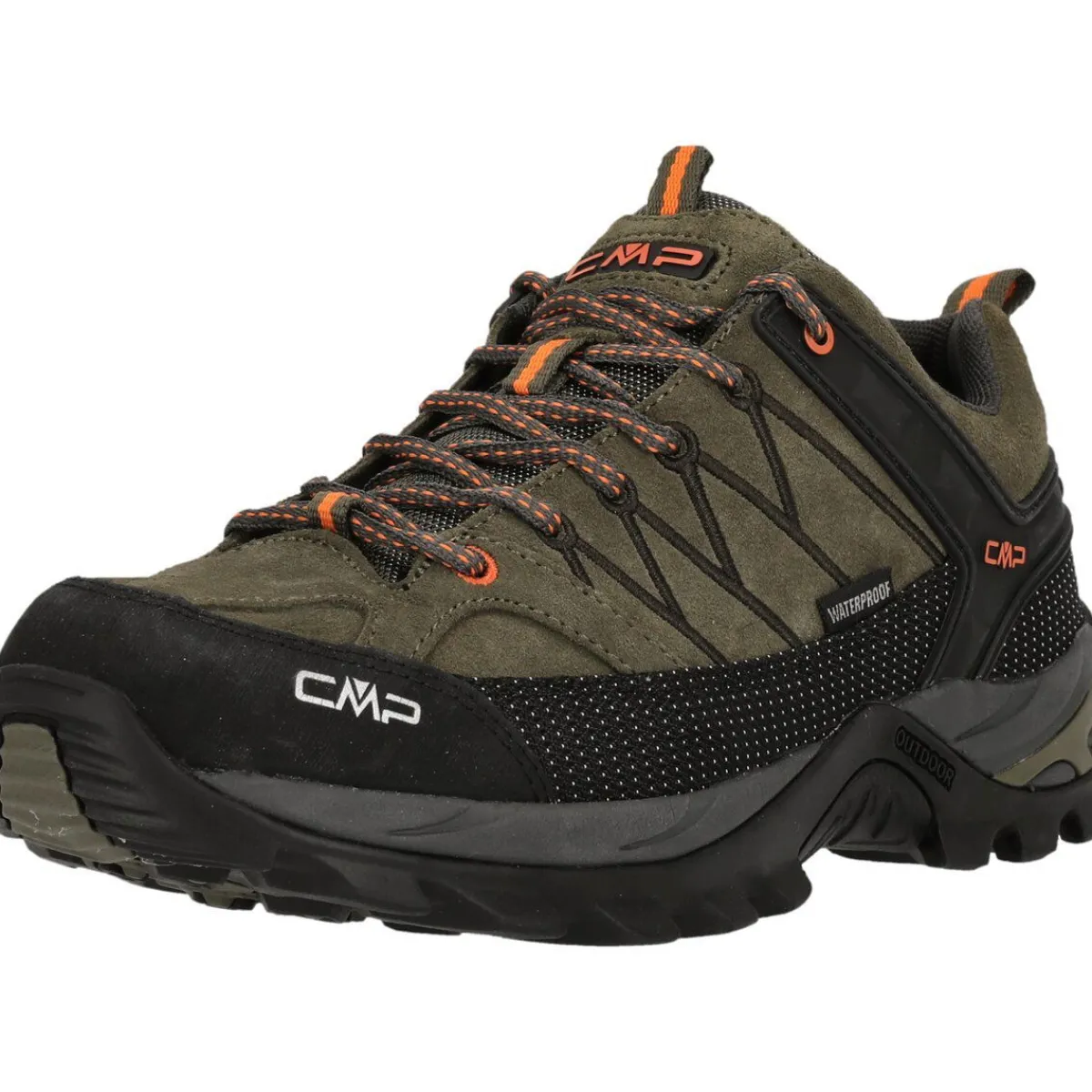 CMP Fodtøj|Vandresko-Rigel Vandtæt Vandresko Herre 55ES Olive / Flame
