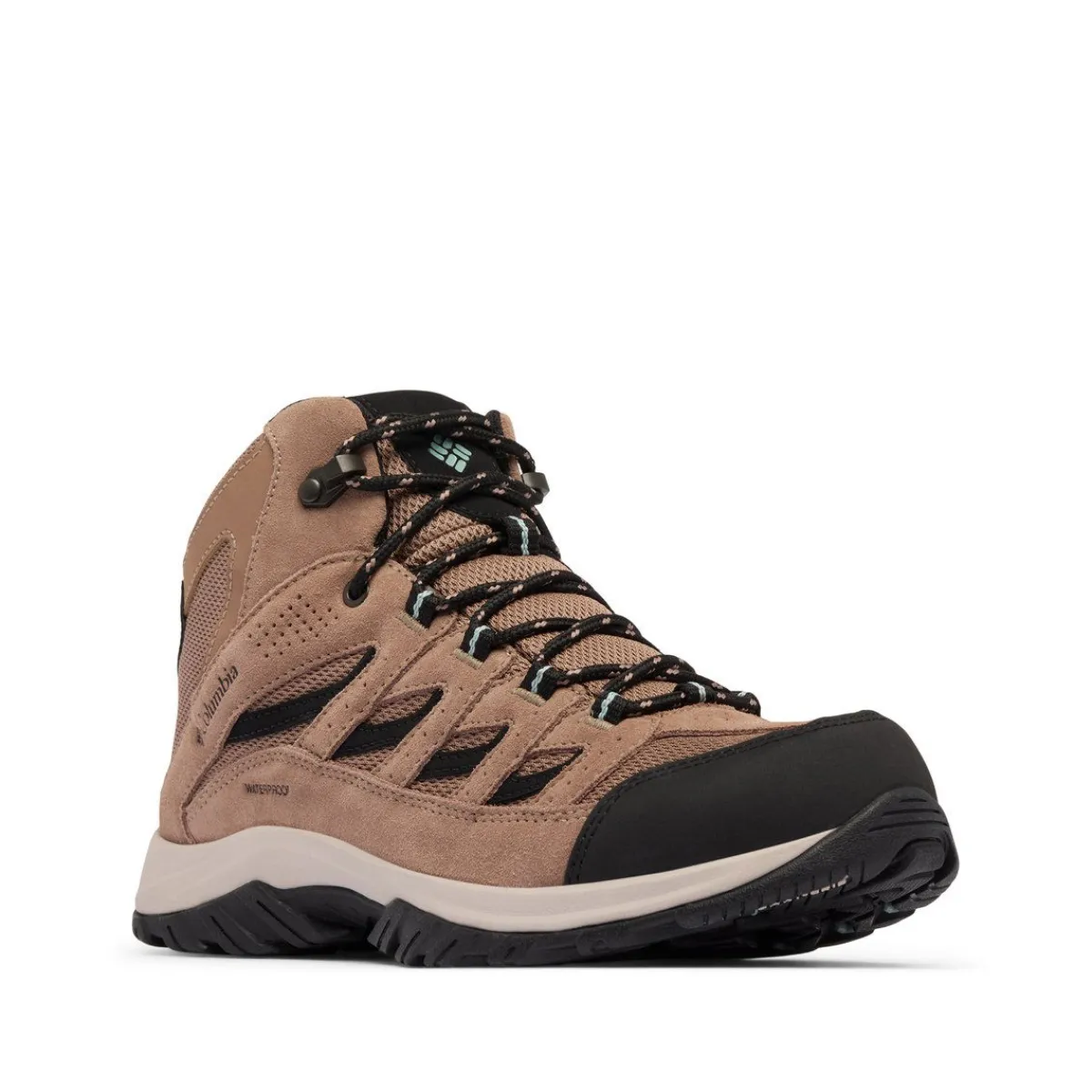 Columbia Vandrestøvler|Fodtøj-Crestwood™ II Mid Waterproof Vandrestøvle Herre Allspice / Crushed Blue