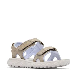 Columbia Fodtøj|Sandaler-Konos Hiker Vandresandal Dame Canvas Tan / Snowdrift