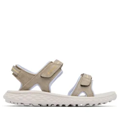 Columbia Fodtøj|Sandaler-Konos Hiker Vandresandal Dame  Canvas Tan / Snowdrift