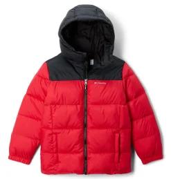 Columbia Vintertøj|Vintertøj-Puffect™ II Hooded Vinterjakke Børn Mountain Red / Black