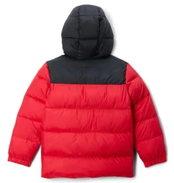 Columbia Vintertøj|Vintertøj-Puffect™ II Hooded Vinterjakke Børn  Mountain Red / Black