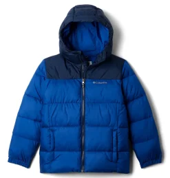 Columbia Vintertøj|Vintertøj-Puffect™ II Hooded Vinterjakke Børn Mountain Blue / Collegiate Navy