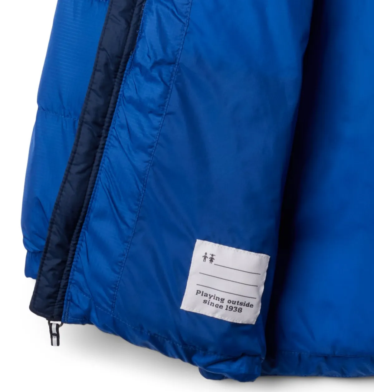 Columbia Vintertøj|Vintertøj-Puffect™ II Hooded Vinterjakke Børn Mountain Blue / Collegiate Navy