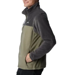 Columbia Beklædning|Outdoortøj-Steens Mountain Full Zip 2.0 Fleecejakke Herre  Shark / Stone Green