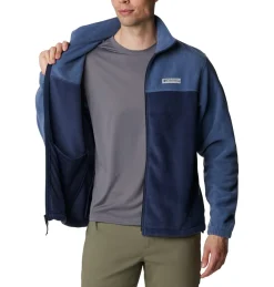 Columbia Beklædning|Outdoortøj-Steens Mountain Full Zip 2.0 Fleecejakke Herre  Dark Mountain / Collegiate Navy
