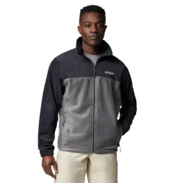Columbia Beklædning|Outdoortøj-Steens Mountain Full Zip 2.0 Fleecejakke Herre Black / Grill
